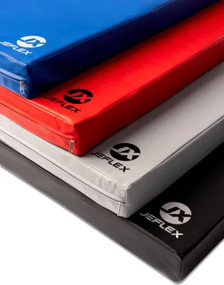 Produktbild von Turnmatte klappbar 180 x 60 x 6 cm ROT/SCHWARZ Weichbodenmatte