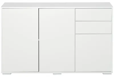 Obrázek produktu pro HOMCOM Komoda Úložná skříňka Víceúčelová skříňka se 2 zásuvkami a 3 dvířky