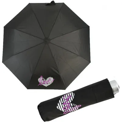 Obrázek produktu pro Doppler Mini Light Cool Kids - dětský skládací deštník, černá, plná barva