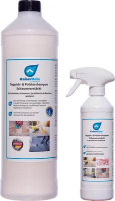 Produktbild von Teppichreiniger Polsterreiniger Textilreiniger flüssig Konzentrat 1L bis zu 8 L gebrauchsfertige Lösung Schaum Auto Textil Spray
