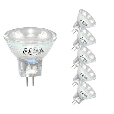 Produktbild von 5 x LED Leuchtmittel Glas Reflektor MR11 2W = 20W GU4 150lm warmweiß 3000K