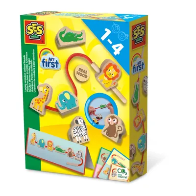 Immagine prodotto di Gli Amici del Filo: Gioco di Animali in Legno per Bambini