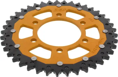 Image de Pignon ZF 41 dents pas 525 or noir double pour Kawasaki