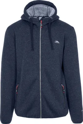 Produktbild von Trespass Herren Fleecejacke Tableypipe mit Kapuze TP4758 (XL) (Marineblau meliert)