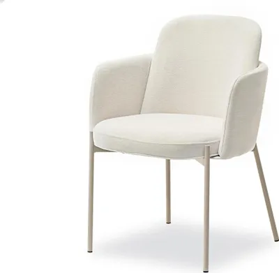 Produktbild von ISRA Polsterstuhl – Creme/Grau