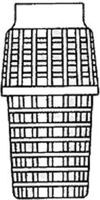 Produktbild von Fertinger Einlaufseiher PVC 6/4", 1 Stk.