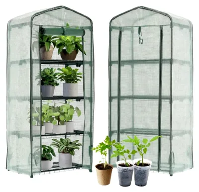 Produktbild von Gewächshaus mit Regalen 160 cm für Tomaten