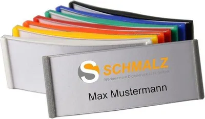 Immagine prodotto di Targhette identificative in plastica - Identificazione chiara - 10 pezzi - Vari colori - 75x30 mm - Plastica ABS