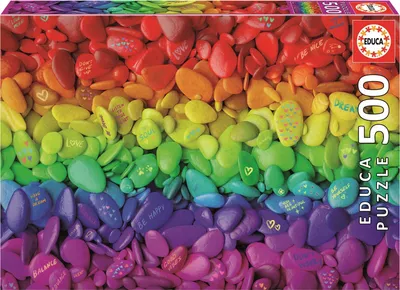 Image de Educa Borras Puzzle 500 briques multicolores Multicolore One Size