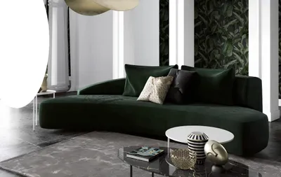 Immagine prodotto di Divano angolare moderno, lussuoso, per arredamento di interni, design di alta qualità. Divano angolare