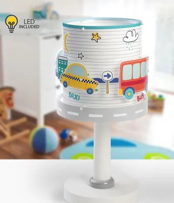 Zdjęcie produktu dla Lampka nocna LED Baby Travel - Samoloty i samochody dla dzieci