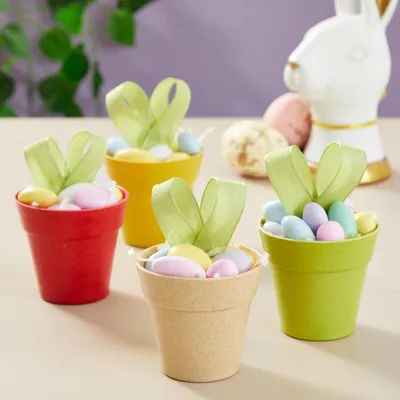 Produktbild von Famanu Mini Pflanzenkübel 24 Stück - 4 Farben - 6 cm
