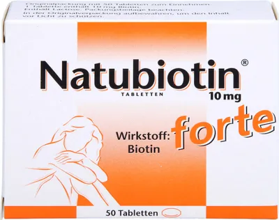 Immagine prodotto di Natubiotin 10 mg forte compresse, 50 compresse