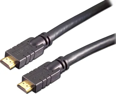 Zdjęcie produktu dla e+p HDMV 401/25, 25 m, HDMI Typu A (Standard), HDMI Typu A (Standard), Kompatybilność 3D, 0,1 Gbit/s, Czarny