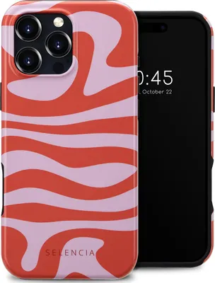 Zdjęcie produktu dla Selencia Vivid Backcover z MagSafe dla Apple iPhone 16 Pro Max - Dream Swirl Pink
