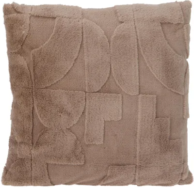 Immagine prodotto di Cuscino decorativo in tessuto jacquard, 45x45 cm, color marrone, marca H&L