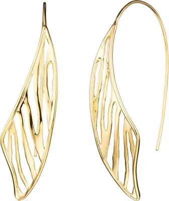 Produktbild von Durchzieher Ohrhänger Ohrschmuck zum Durchziehen 925 Silber vergoldet Damen