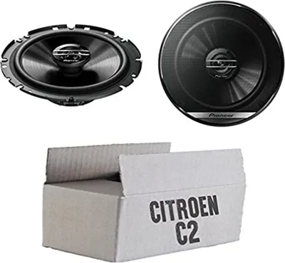 Produktbild von Citroen C2 - Lautsprecher Boxen Pioneer TS-G1720F - 16,5cm 2-Wege Koax Koaxiallautsprecher Auto Einbausatz - Einbauset