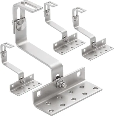 Produktbild von 4x Ziegel-Dachhaken Photovoltaik Befestigung