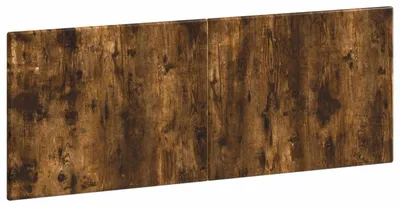 Immagine prodotto di vidaXL Testiera da letto da montare a parete, modello BREDA, realizzata in legno impiallacciato effetto rovere fumé