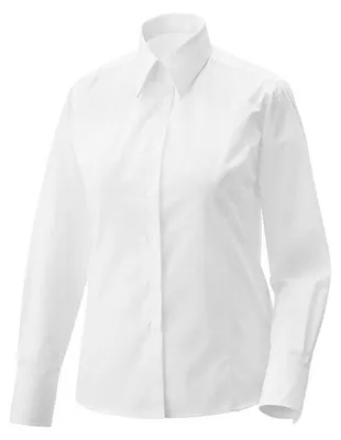 Produktbild von Damen Bluse langarm, weiß, Größe 52