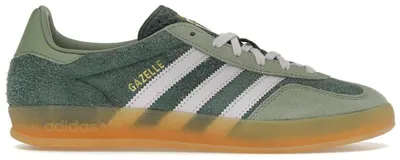 Produktbild von adidas Gazelle Indoor Mineral Green Silver Dawn - EU 36 2/3