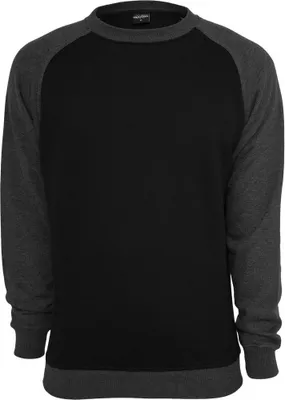 Produktbild von Urban Classics - 2-TONE RAGLAN Crewneck schwarz - 5XL