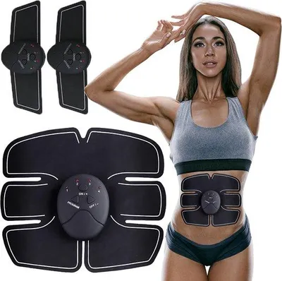 Zdjęcie produktu dla Unyqoos® - stymulator mięśni EMS do użytku domowego - kompaktowy elektryczny urządzenie do treningu mięśni z 6 trybami treningowymi, przenośne, przeznaczone dla kobiet i mężczyzn