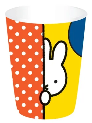 Image de gobelet en carton Miffy 25 cl 8 pièces