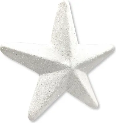 Produktbild von Stern mit Glitzer Ø18cm  - Weihnachtsstern Weihnachtsdeko