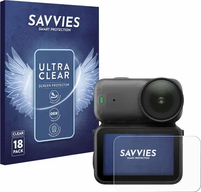Produktbild von 18x Für DJI Osmo Nano Schutzfolie Savvies Displayschutz Display Schutz Folie Klar Transparent
