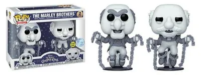 Obrázok produktu pre Funko Pop! Muppetova vianočná koleda – Bratia Marleyovci, svietiace v tme, 2-balenie, špeciálna edícia, exkluzívne