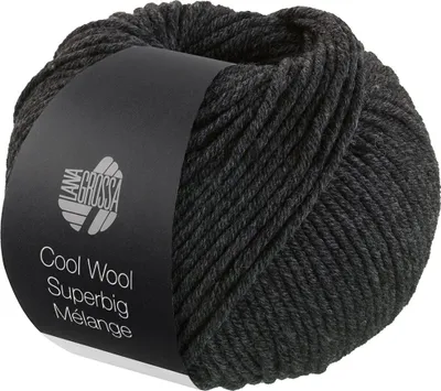 Produktbild von Lana Grossa - Cool Wool Superbig Melange 0218 dunkelgrau meliert