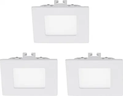 Immagine prodotto di Eglo 94733 Fueva 1 LED luce da incasso 3x2,7W metallo fuso bianco