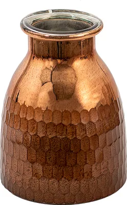 Produktbild von Clayre & Eef Vase Ø 15x20 cm Kupferfarbig Glas