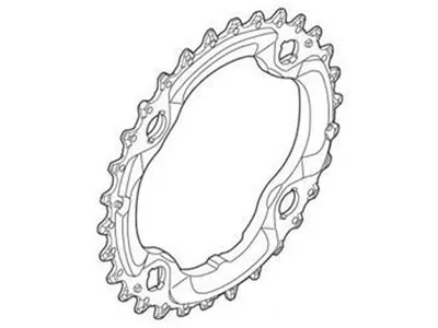 Produktbild von SHIMANO Kettenblatt "XT FC-M782" 4-Arm, 96/64 mm Lochkreis, 3-/10-fach, SB-verpackt 30 Z. AN