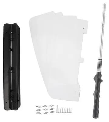 Immagine prodotto di Golf Power Resistance Trainer Pale a forma di V, ausilio per l'allenamento dello swing con impugnatura antiscivolo per bianco