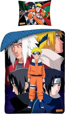 Immagine prodotto di Naruto Bettbezug Ready 140 x 200 cm Baumwolle 70 x 90 cm