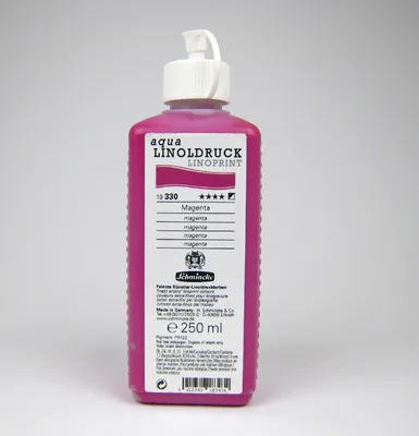 aqua LINOLDRUCK Magenta 250ml Schmincke