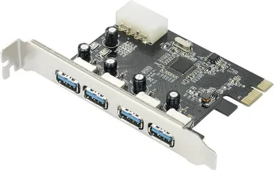 Produktbild von Renkforce 4 Port USB 3.2 Gen 1 Controllerkarte USB-A PCIe