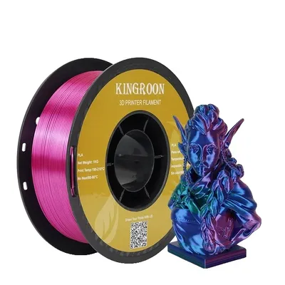 Zdjęcie produktu dla Jedwabny filament PLA, trójkolorowy, pakowany próżniowo, A-1KG