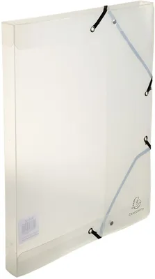 Immagine prodotto di Exacompta Scatola per archiviazione, dorso 25 mm, PP 700 µ, Crystal, DIN A4, trasparente