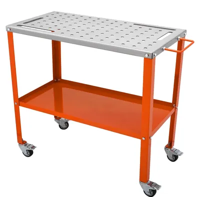 Zdjęcie produktu dla Mobilny Stół Spawalniczy Vevor 91 4X45 7 Cm 1200 Lb Solidny Na Kółkach
