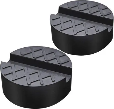 Produktbild von Famanu Gummipad für Wagenheber - 65 x 35 mm, Antirutsch, Set von 2