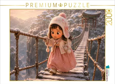 Produktbild von CALVENDO Puzzle Über die Brücke in Paju | 2000 Teile Lege-Größe 90x67cm Foto-Puzzle für glückliche Stunden