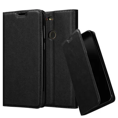 Immagine prodotto di Cadorabo Custodia per ZTE Nubia N3 Custodia protettiva in nero Custodia per cellulare Custodia Cover Chiusura magnetica