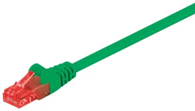 Obrázek produktu pro Goobay 95663 Patch kabel CAT 6, U/UTP, zelený, 25 m - směs mědi CCA