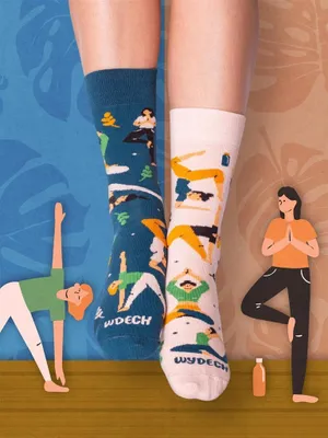Image de Chaussettes de yoga longues 35-38