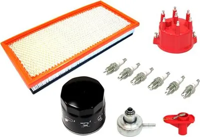 Zdjęcie produktu dla Pakiet przeglądowy 4.0-L. Zestaw serwisowy zapłonu i filtrów Jeep Wrangler TJ 96-98