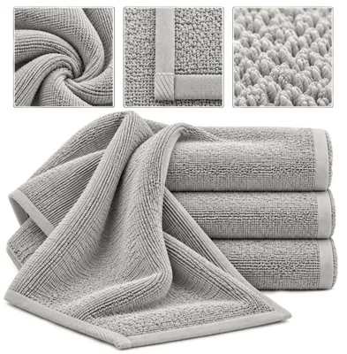 Produktbild von Handtuch - Badetuch - Hellgrau - 70x140 Cm - Frotteehandtuch - 100% Baumwolle